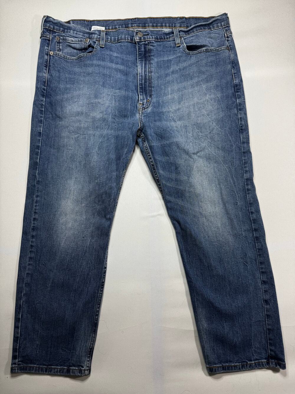 Levi's 502 Men's Tapered Leg Blue Denim Jeans - Size‎ 46x29 (44x27)